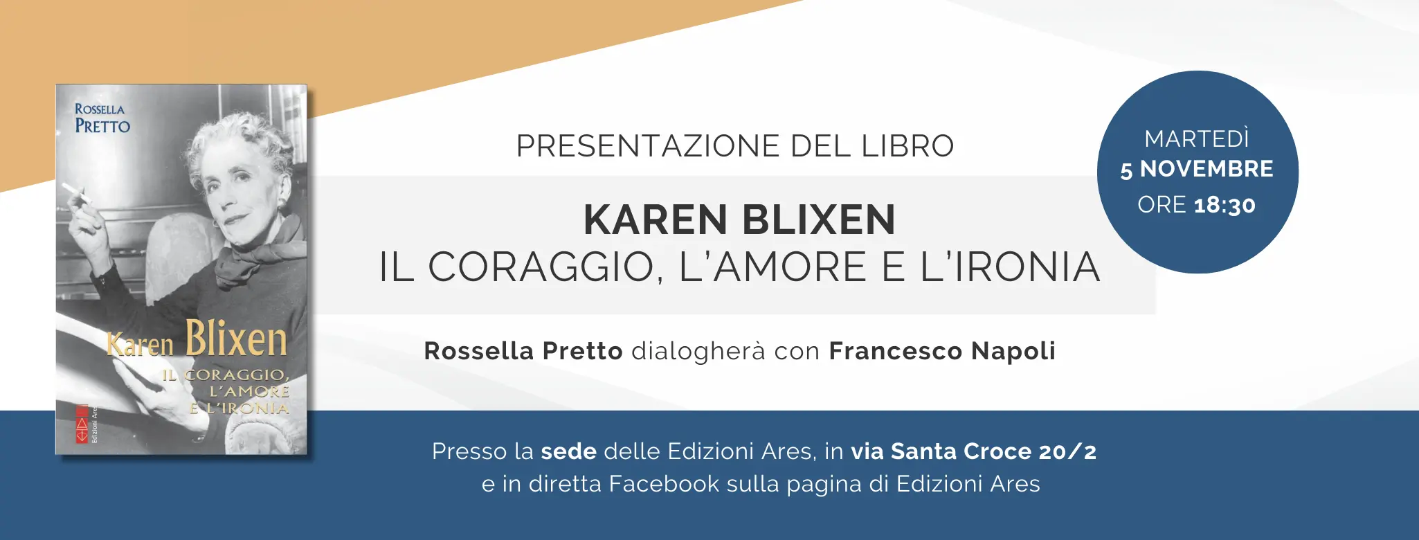 presentazione di Karen blixen di Rossella pretto in ares