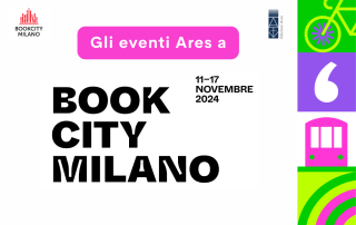 Grafica degli eventi Ares a BookCity Milano 2024